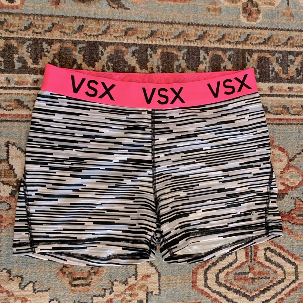 NEVER WORN VS PINK Spandex Shorts Hot Pink
